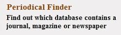 Periodical Finder button 