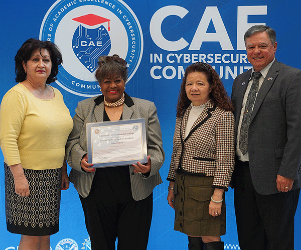 Dr. Denise Holland during the NSA-CAE Conference in Chicago