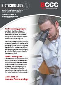 Biotechnology Program Card 
